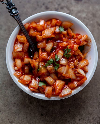 Tennents Cook School Spiced Onions