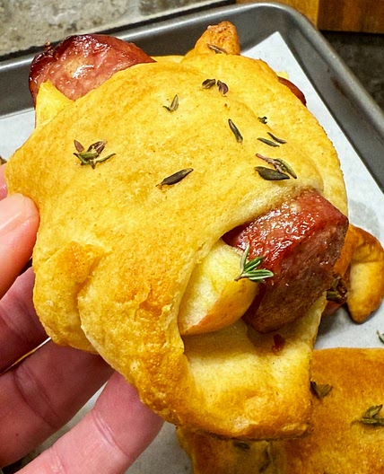 Maple Mustard Pigs in a Blanket