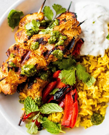 tandoori chicken bowls