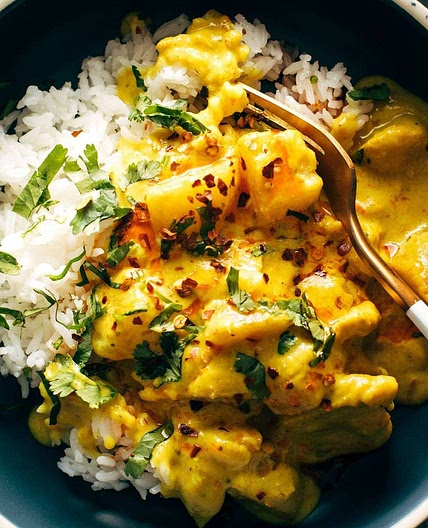Thai Yellow Chicken Curry with Potatoes