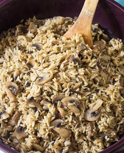 Mushroom Rice Pilaf