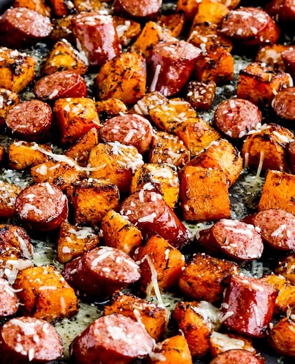 Butternut Squash and Sausage Meal