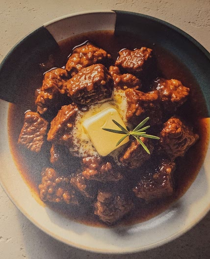 Classic Beef Stew with Butter