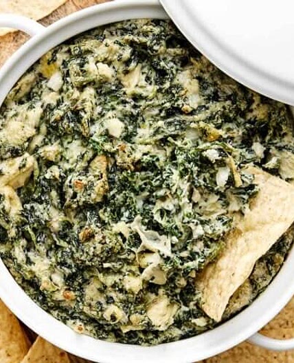 Healthy Spinach Artichoke Dip (Vegan & Dairy-Free)