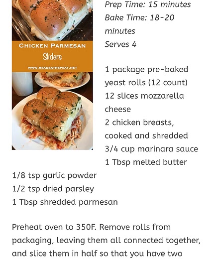 Chicken Parmesan Sliders