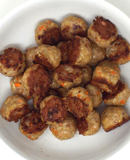 Baked Bola Bola (Filipino Pork Meatballs)