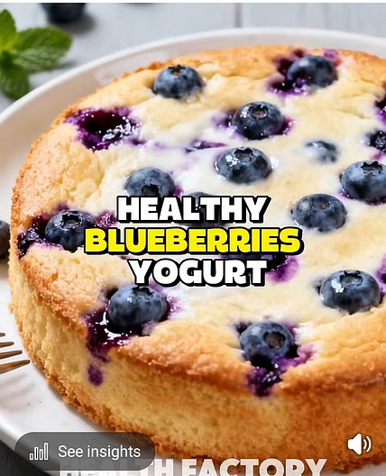 Blue berry banana yogurt cake