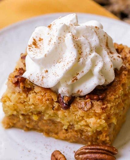 Pumpkin Dump Cake Recipe