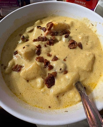 Loaded potato soup