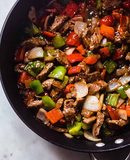 Garlic Lovers Pepper Steak