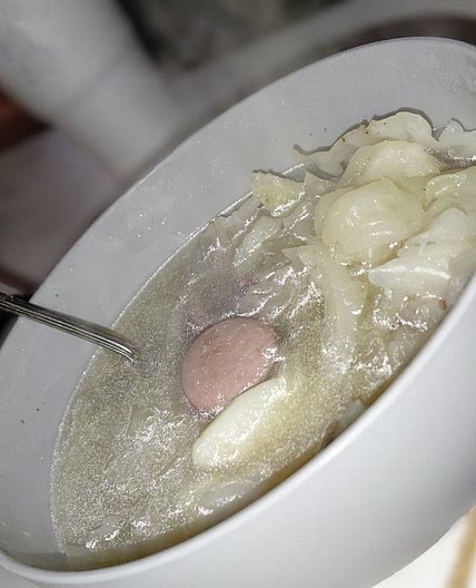 Patrick's Wok-Seared Turkey Sausage & Cabbage Boil