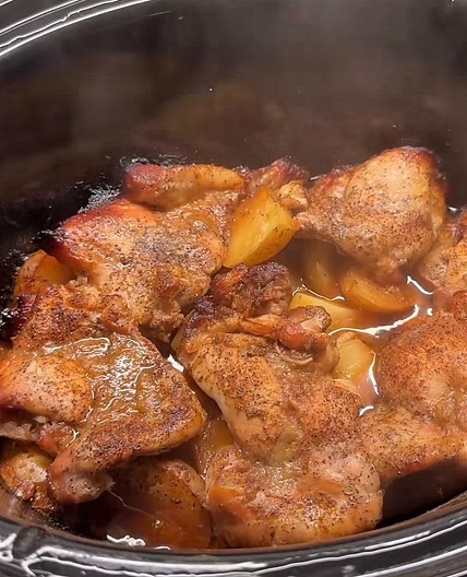 Slow Cooker Honey Garlic Chicken 