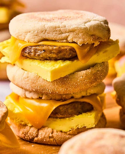 Meal Prep Breakfast Sandwiches