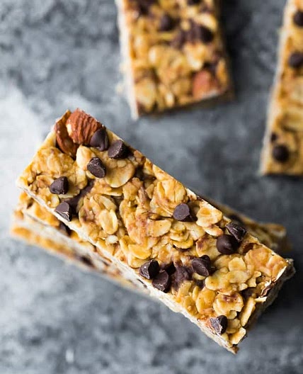 Chewy Peanut Butter Granola Bars