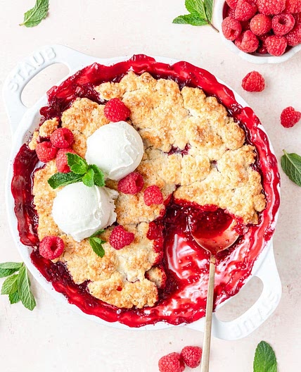 Raspberry Cobbler