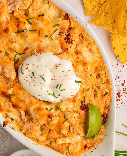 Buffalo Chicken Dip With Cottage Cheese