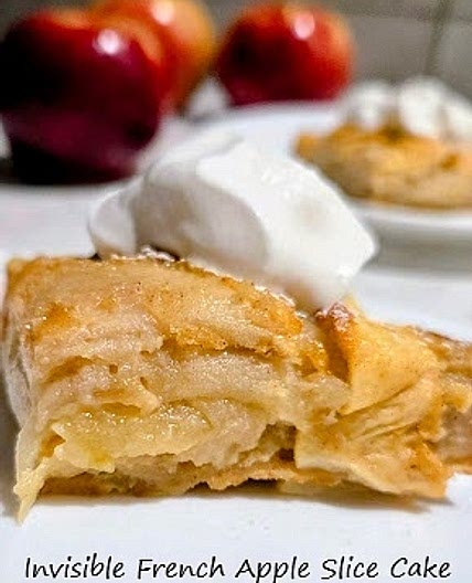 Invisible French Apple Slice Cake