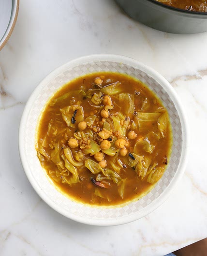 Caramelized Mushroom and Turmeric Stew