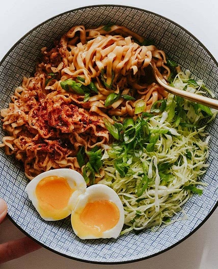 Shortcut Sesame Butter Noodles