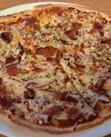 Pizza - Tortilla Bacon & Onion Pizza