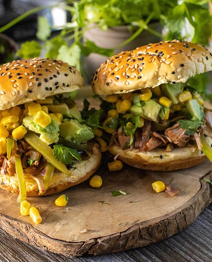 Vegan Jackfruit Burger