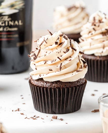 Bailey's Irish Cream Cupcakes