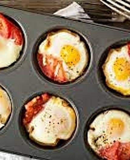 Speck-Eier aus der Muffinform