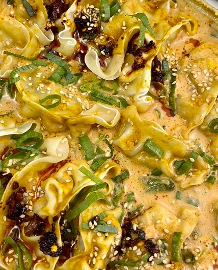 One-Pan Dumpling Bake