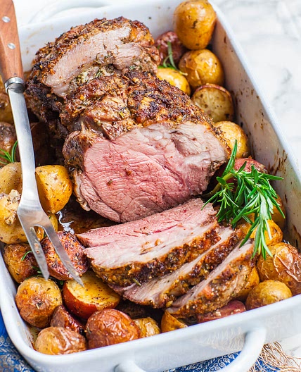 Roasted Leg of Lamb Recipe (video)