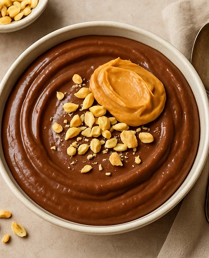 Chocolate Peanut Butter Tofu Pudding