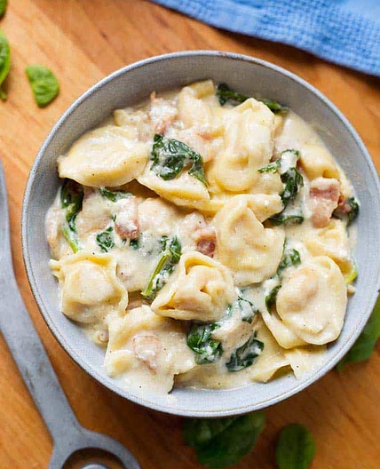 Instant Pot Tortellini Alfredo