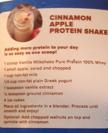 CINNAMON APPLE PROTEIN SHAKE