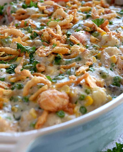 Make Ahead Creamy Vegetable Casserole