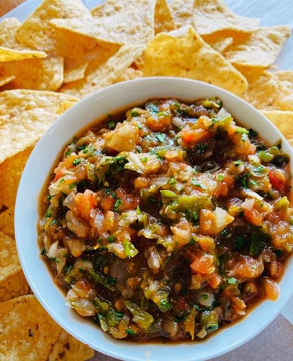Smoked Poblano Salsa