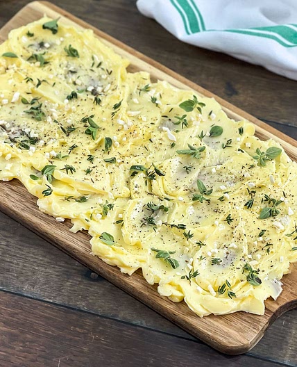 Garlic Herb Butter Board Recipe