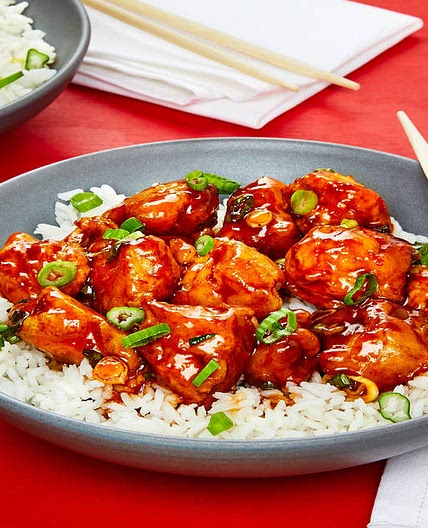 Orange Chicken with Jasmine Rice