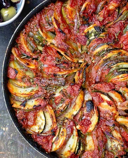 Briam: Traditional Greek Roasted Vegetables