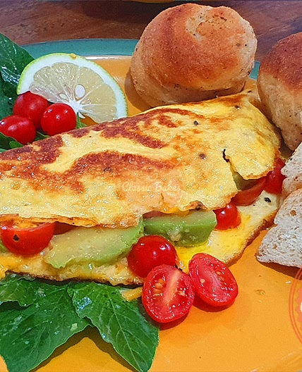 Avocado Omelette Recipe
