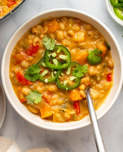 Butternut Squash & White Bean Chili