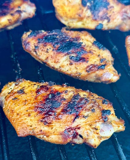 Smoked Citrus Brined Chicken Wings