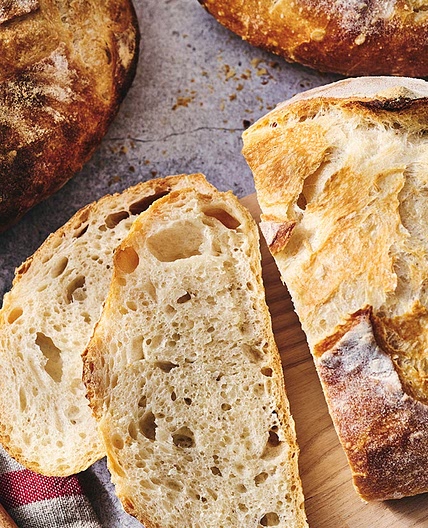 No-Knead Crusty White Bread