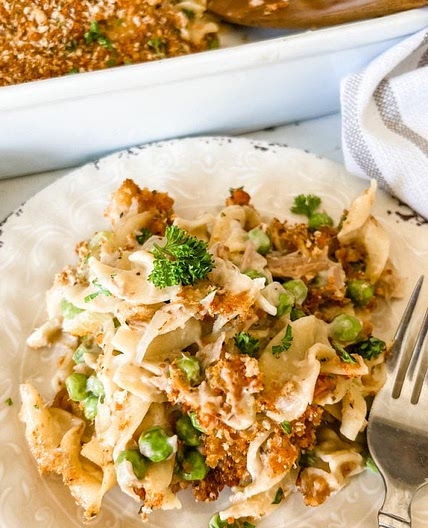 Easy Lightened Up Tuna Casserole