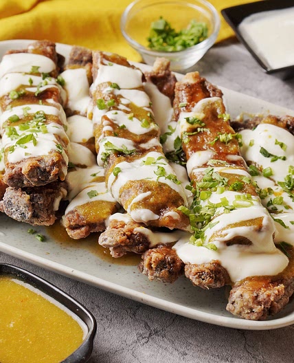 Delicious Deep Fried Pork Ribs