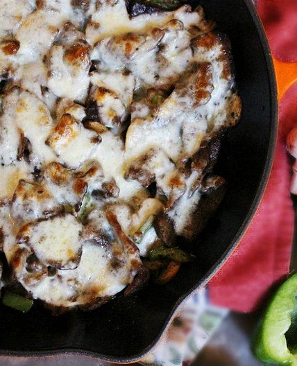 Keto Philly Cheesesteak Skillet