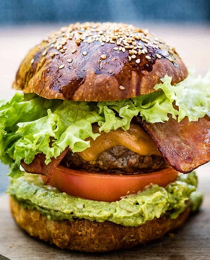 Avocado Bacon Burger Recipe