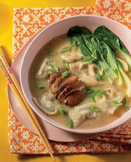 Tofu Dumpling Miso Soup