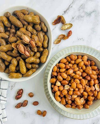 How to boil peanuts with or without shell