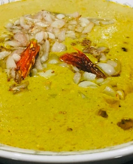 पालक कढ़ी (palak kadhi recipe in Hindi)