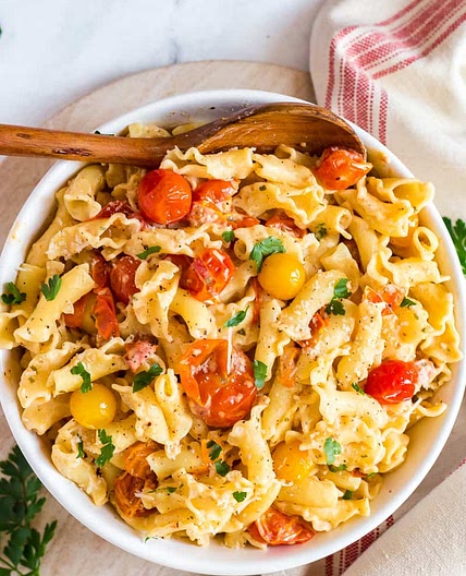 Creamy Boursin Cheese Baked TikTok Pasta