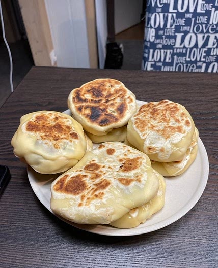 Pain au poulet et champignons